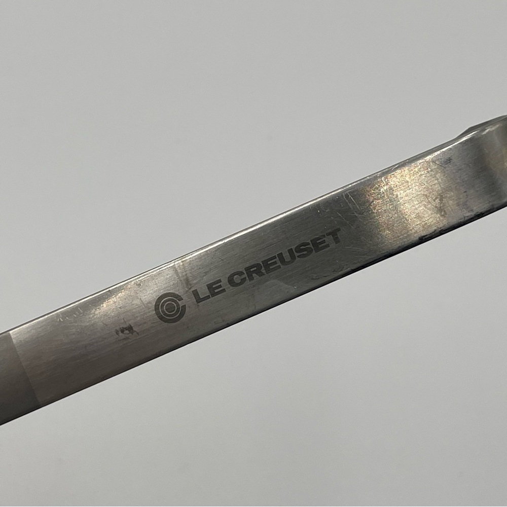 LE CREUSET Stainless Steel Wire Skimmer Deep Fry 14'' Long Discontinued Hanging - Picture 3 of 4